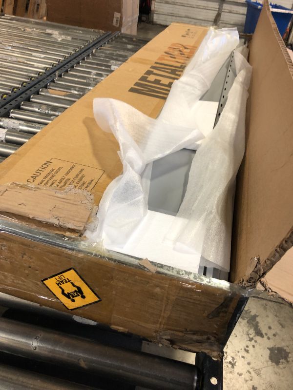 Photo 1 of Metal Storage Cabinet with Digital Lock | Garage Storage Cabinet | 71" Lockable Office Cabinet | Utility Metal File Cabinets (Light Gray) Office Digital Lock Light Gray