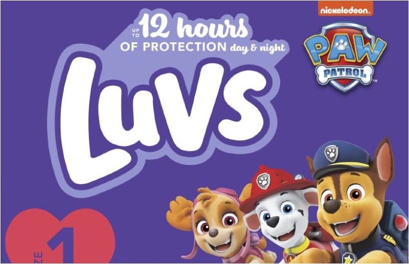 Photo 1 of Luvs Diapers Size 1, 98 ct - paw patrol 
