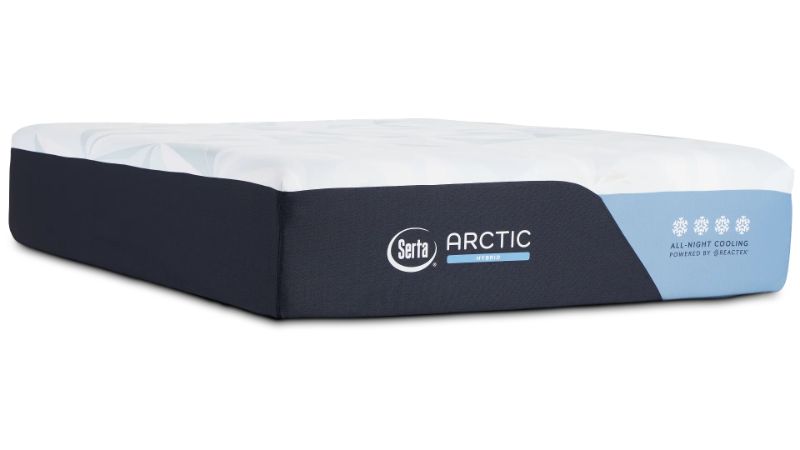 Photo 1 of Serta Arctic Premier Plush 14.5" Hybrid Mattress
- queen size mattress - dirty from holes in packaging