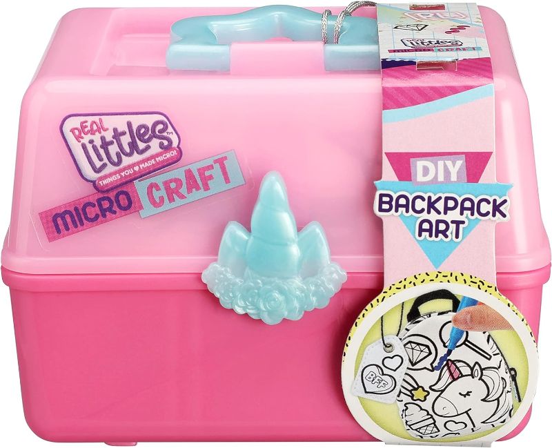 Photo 1 of REAL LITTLES - Mini Craft Box - Collect 6 Different Projects to Make with Micro Working Accessories Inside! Styles May Vary and Each Craft Sold Separately, Small, Multicolor, 1 Pack
