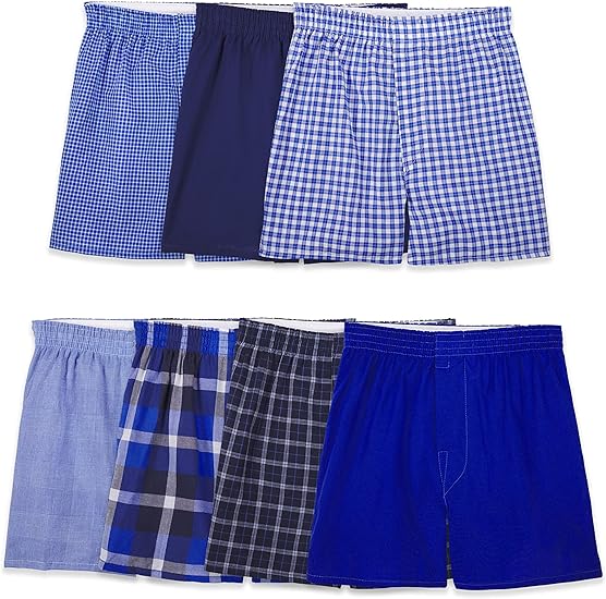 Photo 1 of Fruit of the Loom Boys' Woven Boxer Shorts
SIZE LARGE 