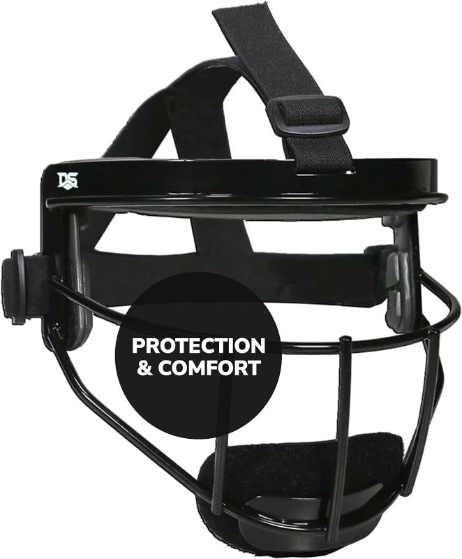 Photo 1 of Defender Sports | Wired Fielder's Mask | Youth | Black

