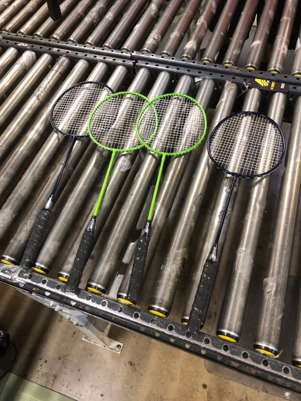 Photo 1 of BADMINTON RACKETS 4PK