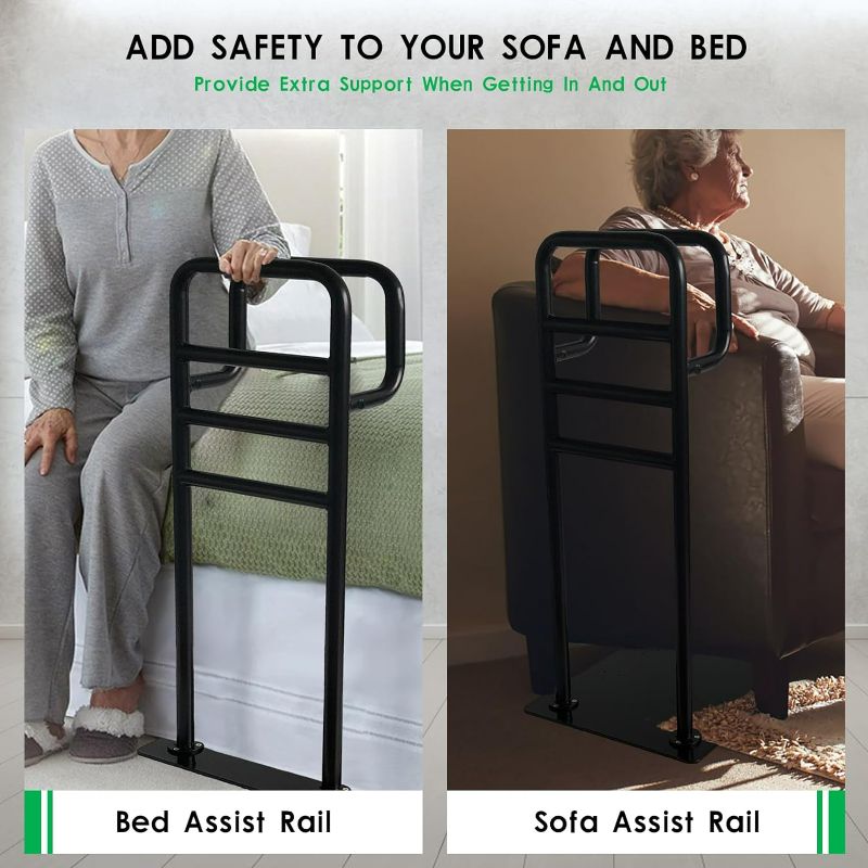 Photo 2 of Bed Rails for Elderly Adults, Sofa & Chair Assist Rail, Heavy Duty Bed Assist Rail with Non-Slip Covers. Suitable for Seniors, Pregnant, Patients and Other Relied On Persons.