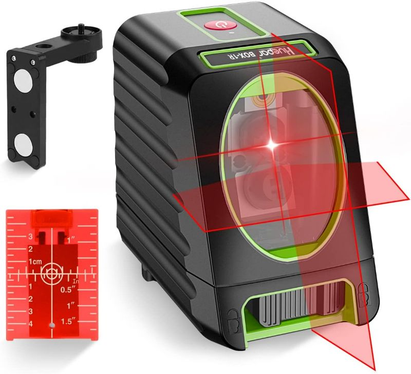 Photo 1 of Huepar Self-Leveling Laser Level 150ft Outdoor Cross Line Laser, Selectable Laser Lines with Pulse Mode Level with Vertical Beam Spread Covers of 150°, 360°Magnetic Base and Battery Included-M-BOX-1R