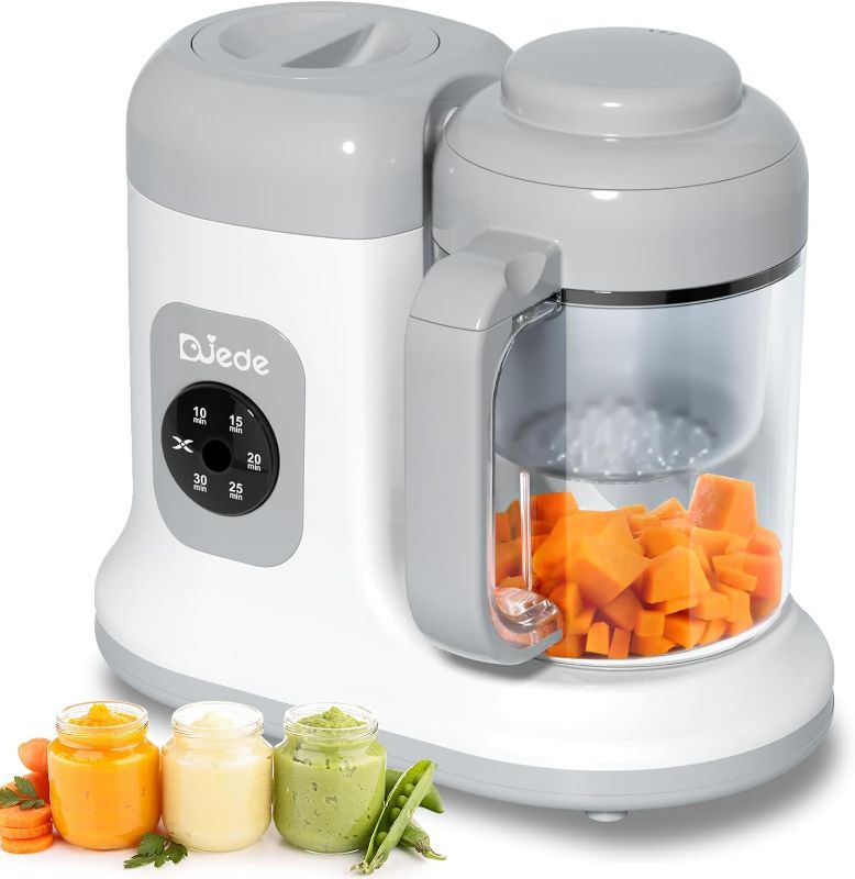 Photo 1 of Baby Food Maker - DUEDE One Button Rotate & Press Control, Baby Food in Minutes, Processor Steamer Puree Blender, Auto Cooking & Stirring, Healthy Homemade Food for Infants & Toddlers, White