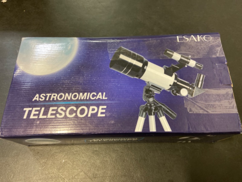 Photo 2 of Beginner-Friendly 70mm Astronomical Telescope with 300mm Focal Length, Up to 150X Magnification - Ideal Gift for Adults and Kids with a Passion for Space Exploration