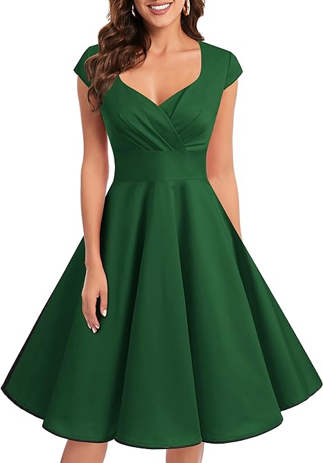 Photo 1 of Size S - Bbonlinedress Women Short 1950s Retro Vintage Cocktail Party Swing Dresses