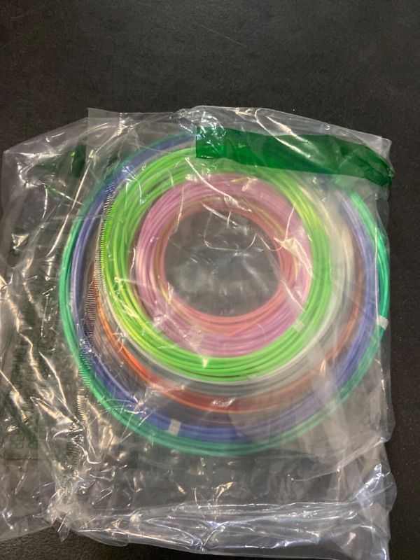 Photo 2 of 18 Color 3D Pen 1.75mm PLA Filament Each 2m/6.56feet 3D Printing Material Printer Refills Modeling Stereoscopic No Pollution 36m Lucky