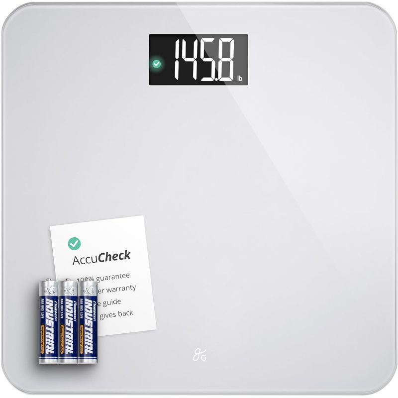 Photo 1 of Greater Goods Digital AccuCheck Bathroom Scale for Body Weight, Capacity up to 400 lbs, Batteries Included
