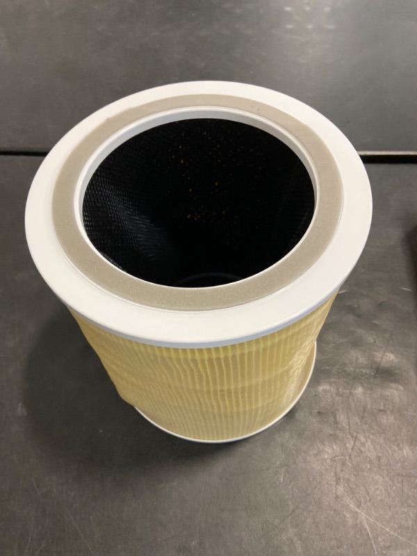 Photo 2 of Core 400S Pet Allergy Replacement Filter Compatible with LEVOIT Core 400S, 3-in-1 H13 True HEPA Filter, Activated Carbon Filtration, Compared to Part# Core 400S-RF yellow