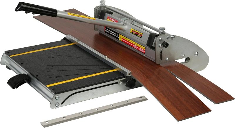 Photo 1 of 13 INCH 360° VINYL Floor Cutter for VCT, LVT, PVC, Rubber Floor and Rigid Core VINYL Plank, 1PC Extra Spare Blade