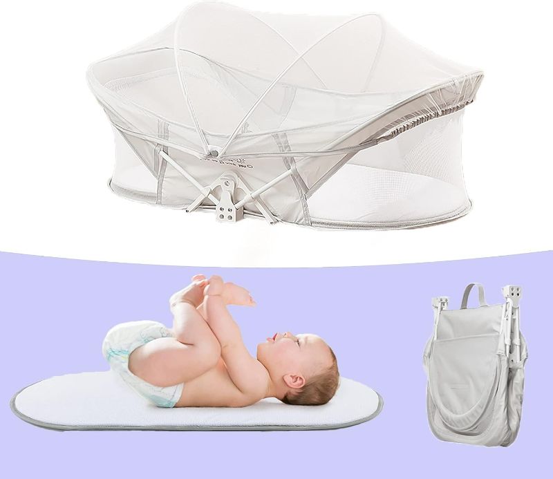 Photo 1 of Baby Bedside Crib,baby bedside sleeper,foldable Travel Bassinet,Portable Baby Bassinet,bedside Bassinet For Baby,baby Bassinets Bedside Sleeper,with Mosquito Net Lightweight Washable Foldable