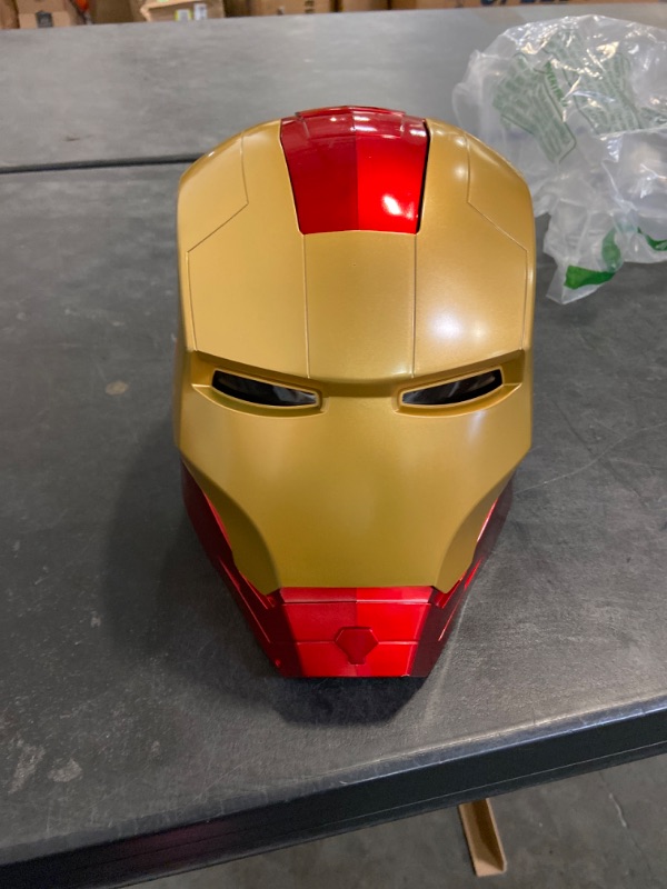 Photo 2 of Adult Size Avengers Marvel Legends Full Scale Iron Man Electronic Helmet Costume Mask