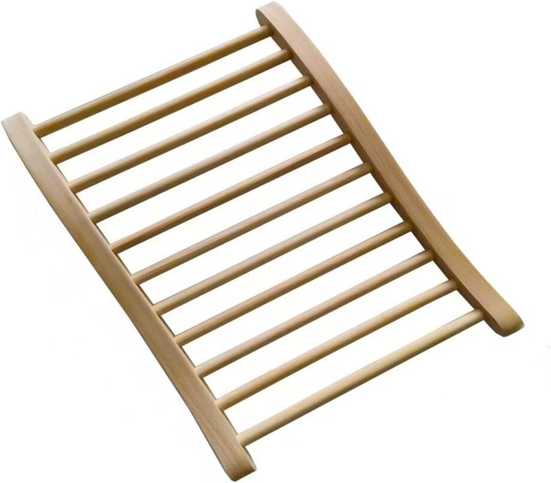 Photo 1 of Canadian Hemlock Sauna Backrest, Sauna Accessories for o Infrared Sauna (Pack of 1)