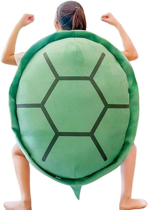 Photo 1 of 40 Inch Wearable Turtle Shell Pillows Weighted Stuffed Animal Costume Plush Toy Funny Dress Up, Gift for Kids