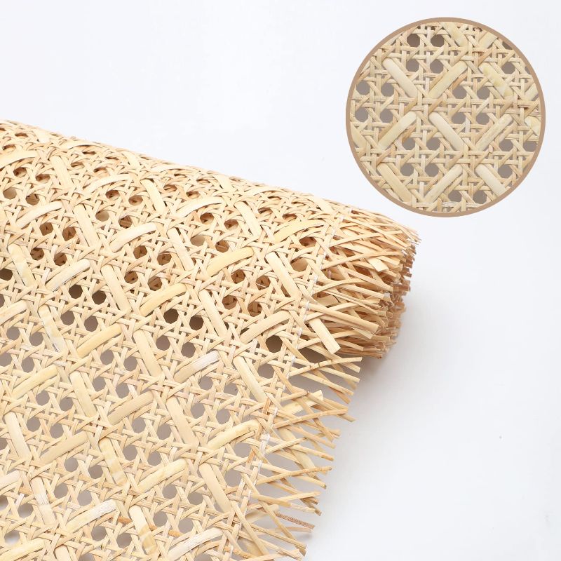 Photo 1 of VH Products - Rattan Cane Webbing for DIY Furniture Decor 21" L - Rolled Up 