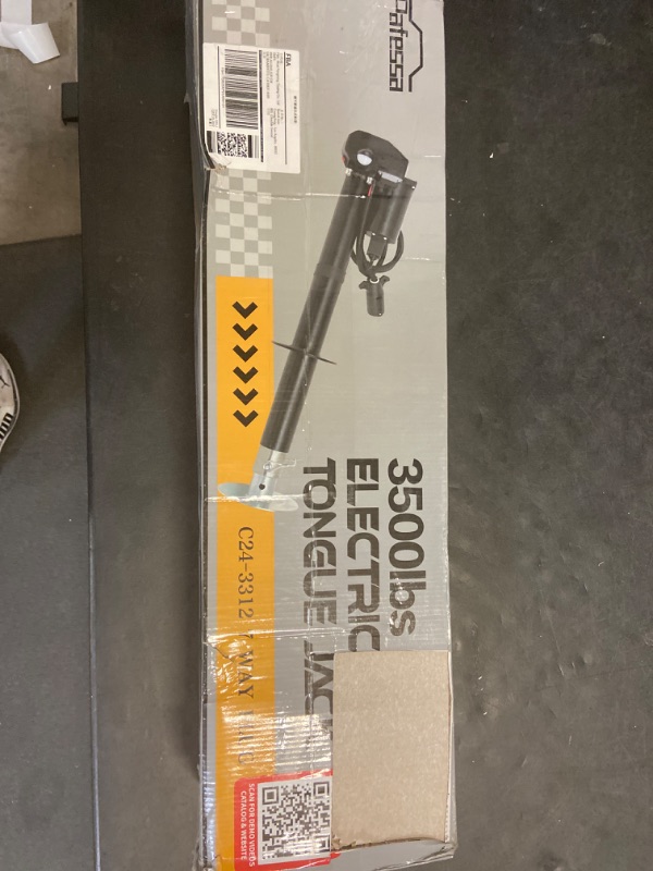 Photo 2 of 12V Electric A-Frame Trailer Tongue Jack with 7 Way Plug | 3500lb Lift Capacity | 18” Travel - Add 4.5” with The Drop Foot | Protective Cover Included