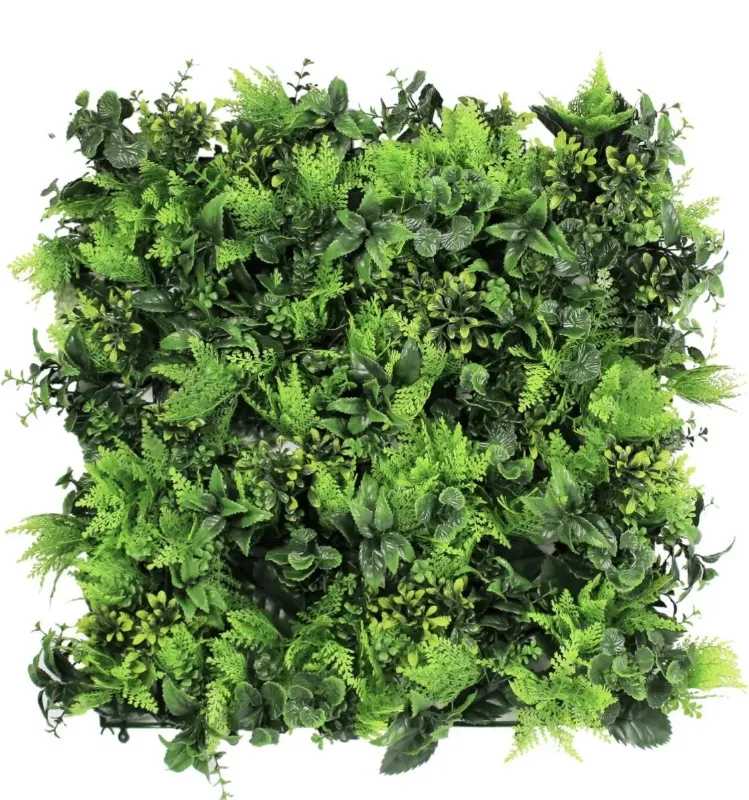 Photo 1 of ULAND Artificial Topiary Hedges Panels, Plastic Faux Shrubs Fence Mat, Greenery Wall Backdrop Decor, Garden Privacy Screen Fence, Pack of 12pcs 20"x20"