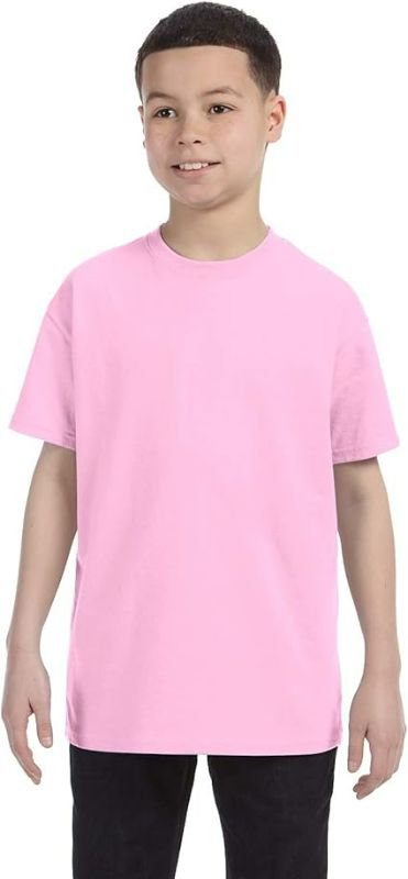 Photo 1 of 2 Shirt Set - Size M - Gildan Youth 53 oz T-Shirt - LIGHT PINK - (Style # G500B - Original Label)