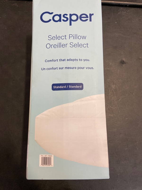 Photo 3 of Casper  Pillow for Sleeping, Standard, White