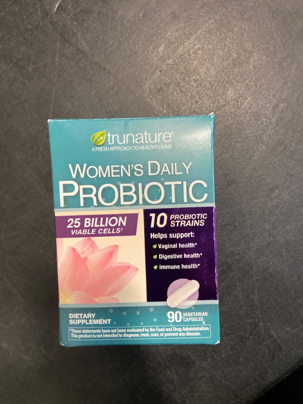 Photo 2 of trunature Women's Daily Probiotic, 90 Vegetarian Capsules