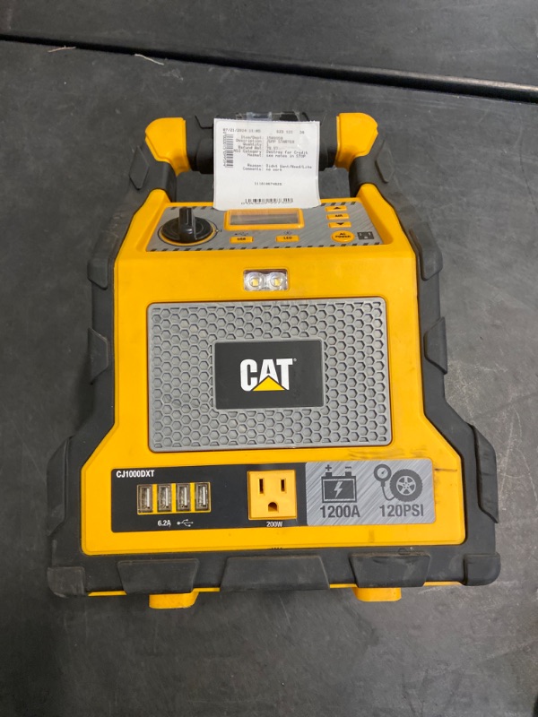 Photo 2 of CAT 3 in 1 Digital Power Station with Jump Starter W/USB UNABLE TO TEST FUNCTION SOLD AS IS