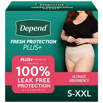 Photo 1 of Depend Fresh Protection Plus Incontinence Underwear for Women, Ultimate Absorbency