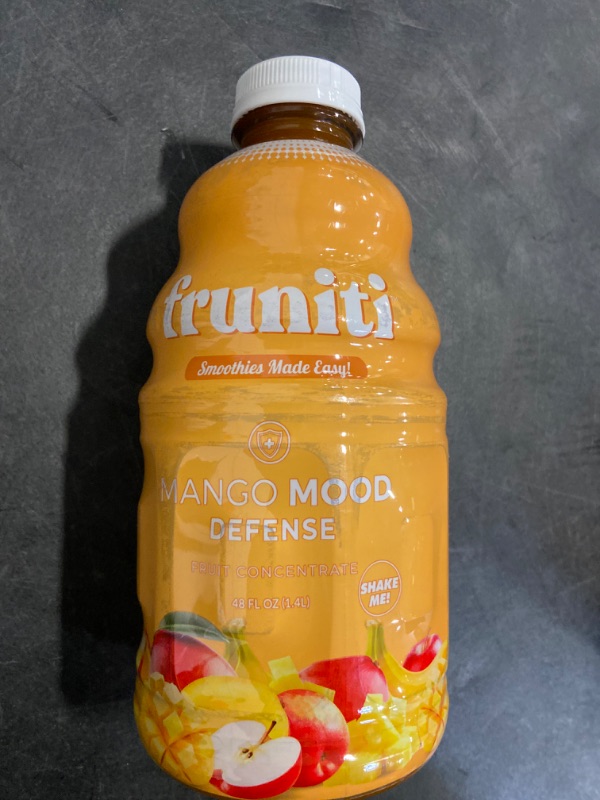 Photo 2 of Fruniti Mango Smoothie Mix - Immunity + Antioxidants - No Sugar Added - Vitamin C, Zinc, & Echinacea - Pineapple, Apple, Banana, Mango Purée - Makes 24 Smoothies