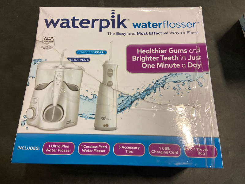 Photo 2 of Waterpik Ultra Plus and Cordless Pearl Water Flosser Combo Pack