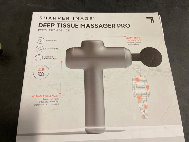 Photo 2 of Sharper Image Pro Power Percussion Deep Tissue Massager 