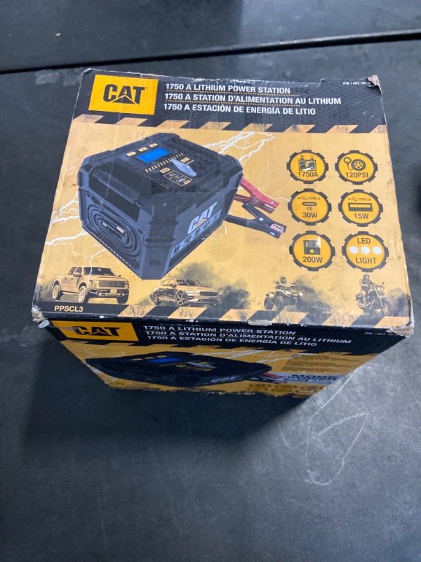 Photo 2 of CAT Cube Lithium 4-in-1 Portable Jump Starter UNABLE TO TEST FUNCTION SOLD AS IS