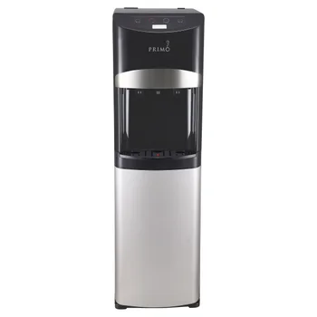 Photo 1 of Primo Electronic Control Black & Stainless Steel Bottom Load Water Cooler; Self-Sanitization with Ozone Technology; Cold and Hot Water; 2-step Electronic Controls