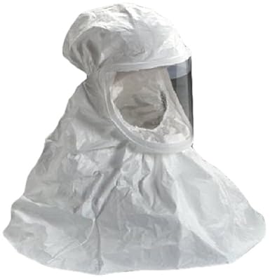 Photo 1 of 3M White Respirator Hood, Respiratory Protection BE-10-20, Regular (Case of 20)