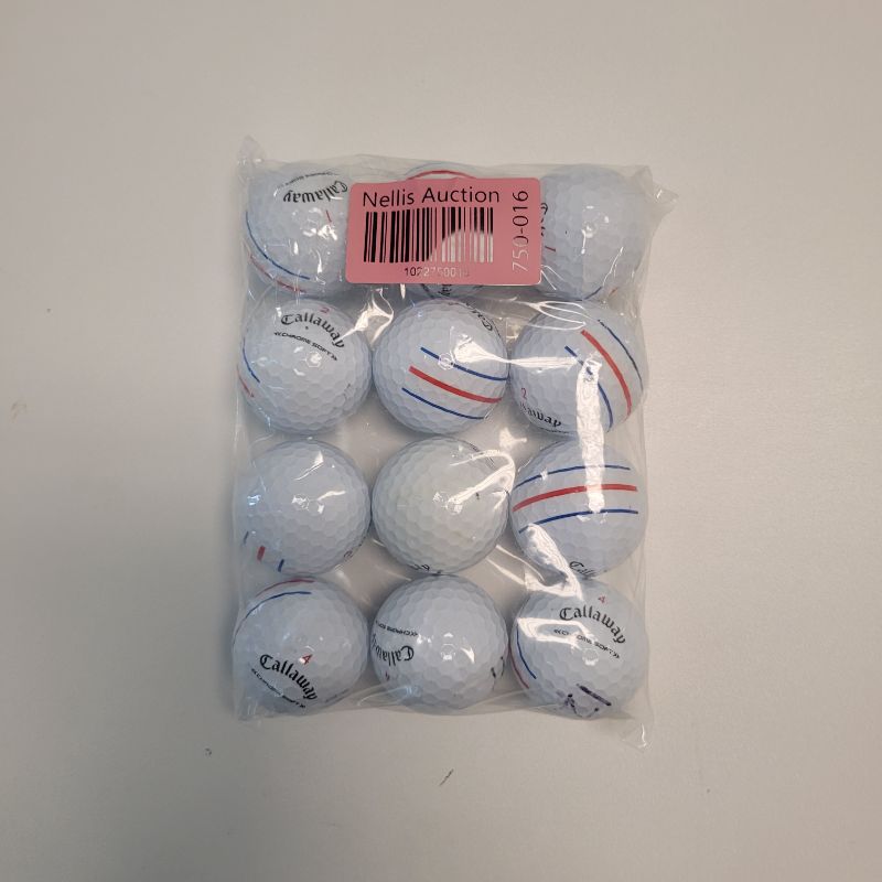Photo 1 of Callaway Chrome Soft provides outstanding performance with faster ball speeds, a new seamless Tour Aero to optimize your ball flight, increased greenside control, and soft feel.  ** Single Use Test **