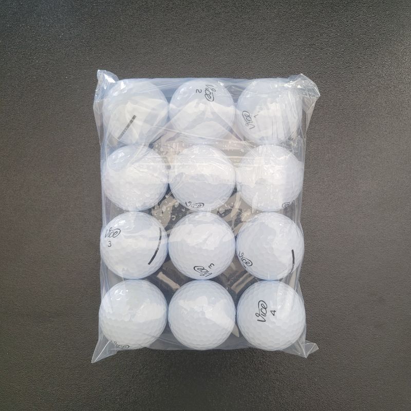 Photo 1 of ** SINGLE USE TEST ** VICE TOUR created with a meticulously designed 312 dimple pattern structure that works to enhance the aerodynamic performance of the ball during flight to give you an edge on the course.