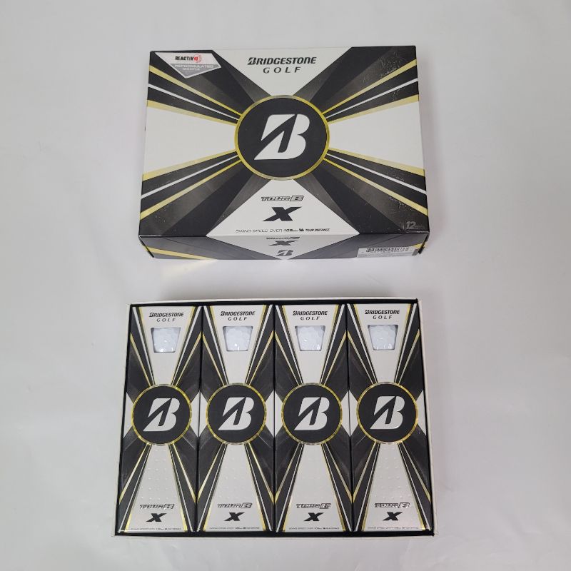 Photo 1 of Bridgestone Tour B X 2022 Golf Balls 12 Pack White