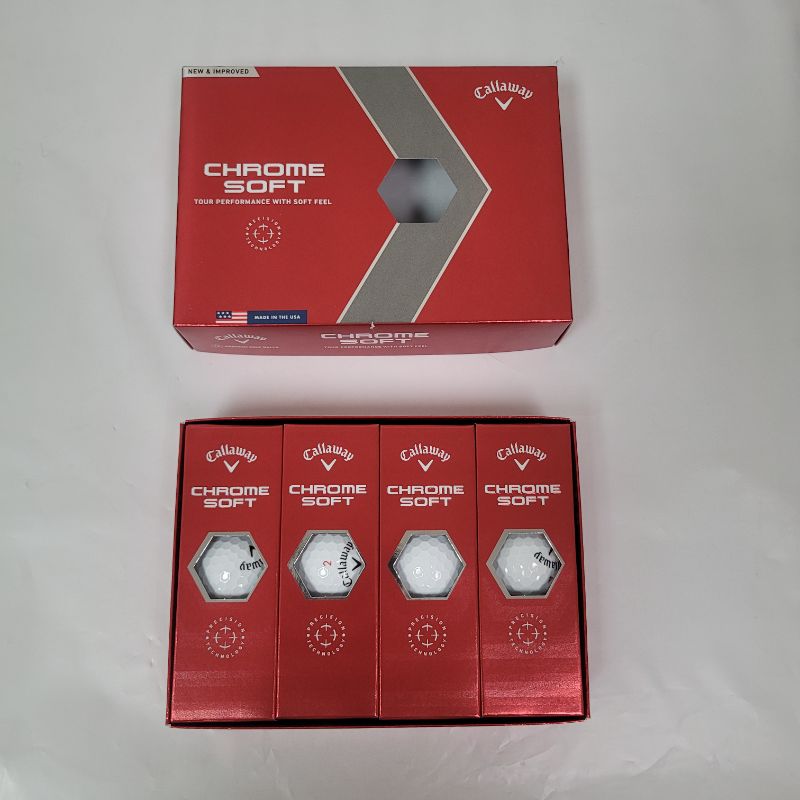 Photo 1 of Callaway Chrome Soft 22 Golf Balls 12pk White 