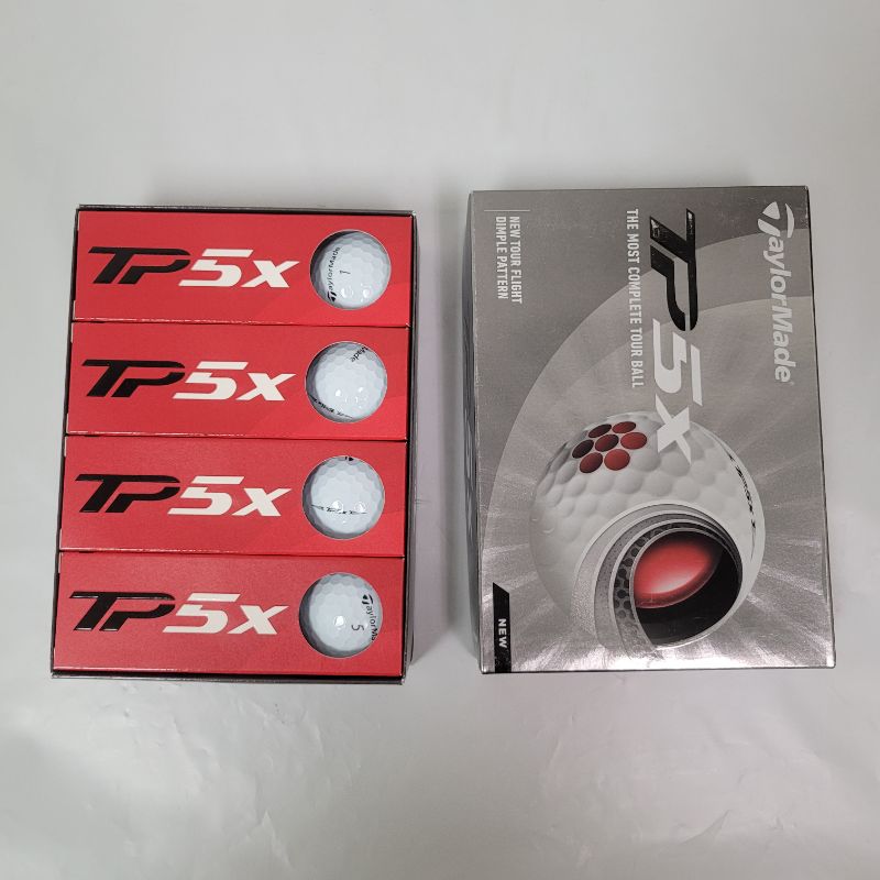 Photo 1 of TaylorMade TP5X Urethane Golf Balls 12 Pack White 