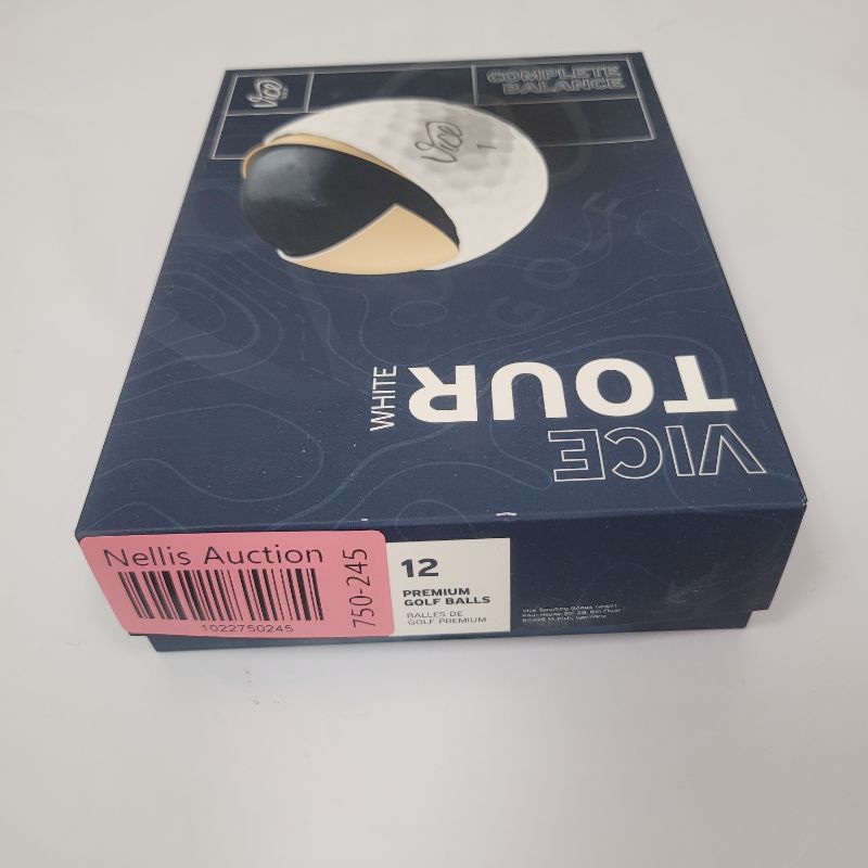 Photo 1 of Vice Golf Tour Golf Ball- 1 Dozen White
