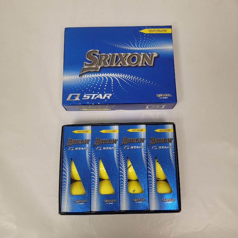 Photo 1 of Srixon Q Star Premium Golf Balls Yellow 12 Pieces