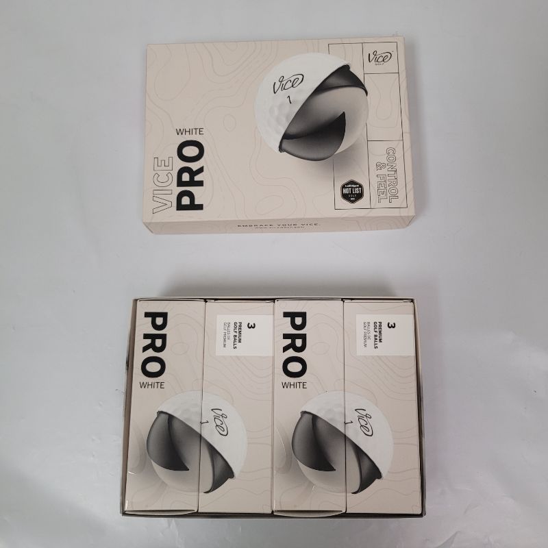 Photo 1 of Vice Pro Golf Balls (2025 Model) White 