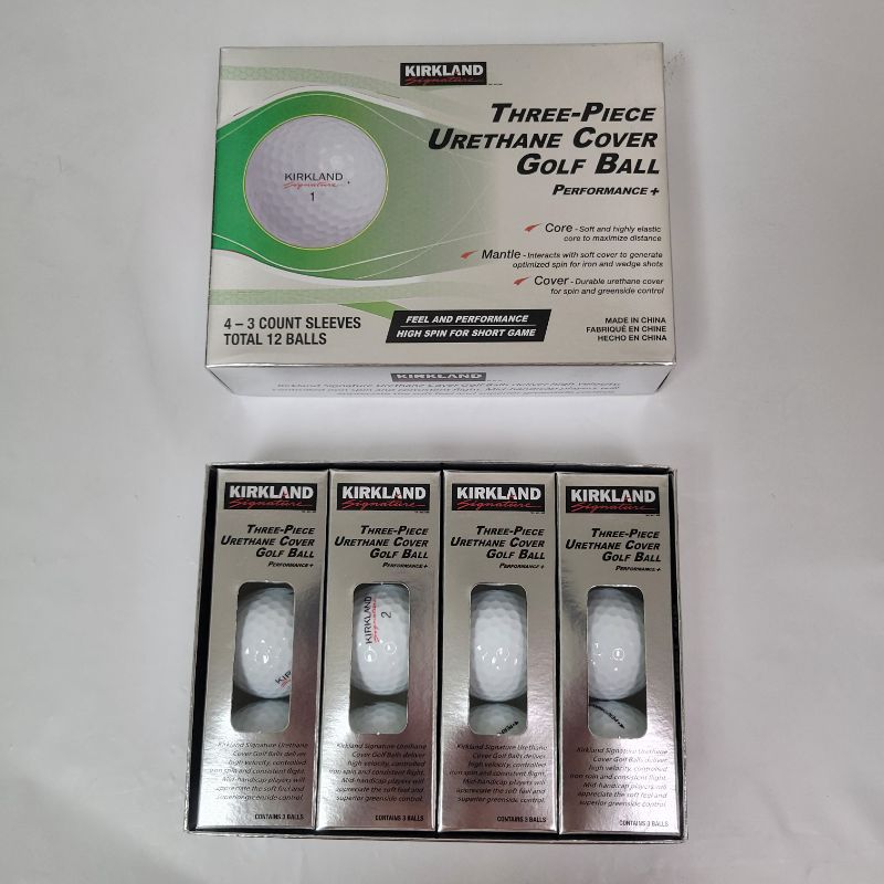 Photo 1 of Three-Piece Urethane Cover Golf Ball V2.0, 1 Dozen, 12 Count 