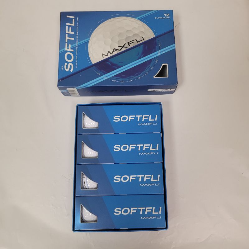Photo 1 of Maxfli Softfli Golf Balls, Men's, White 