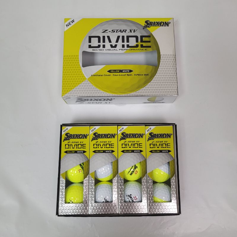 Photo 1 of Srixon Z-Star XV 9 Divide 1 Dozen Golf Balls 