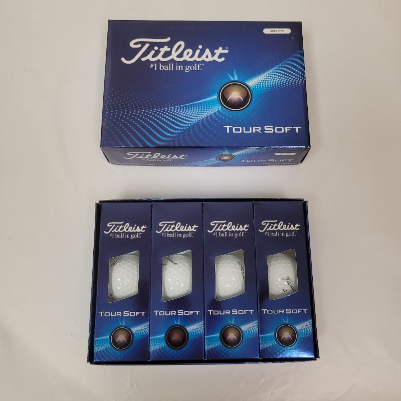 Photo 1 of 2024 Titleist Tour Soft Golf Balls 12ct White