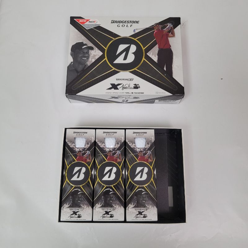 Photo 1 of  Introducing the brand new Tour B X golf balls from Bridgestone. Featuring the REACTIV X System and REACTIV iQ Smart Cover the Tour B X is designed to go further with more control. Ideal for players with swing speeds over 105 MPH who want additional dista
