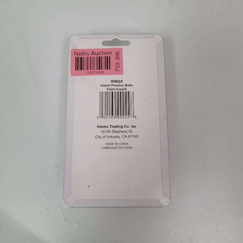 Photo 1 of Foam Practice Balls are available in a pack of 6 yellow balls. The material used is high density foam that is lightweight enough for you to practice indoors or out. These practice balls feature a restricted flight that will not travel as far as a normal g