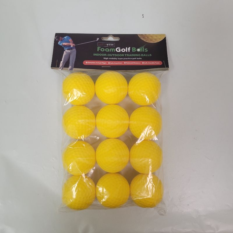 Photo 1 of SHAUN WEBB FOAM GOLF BALLS - INDOOR-OUTDOOR TRAINING BALLS