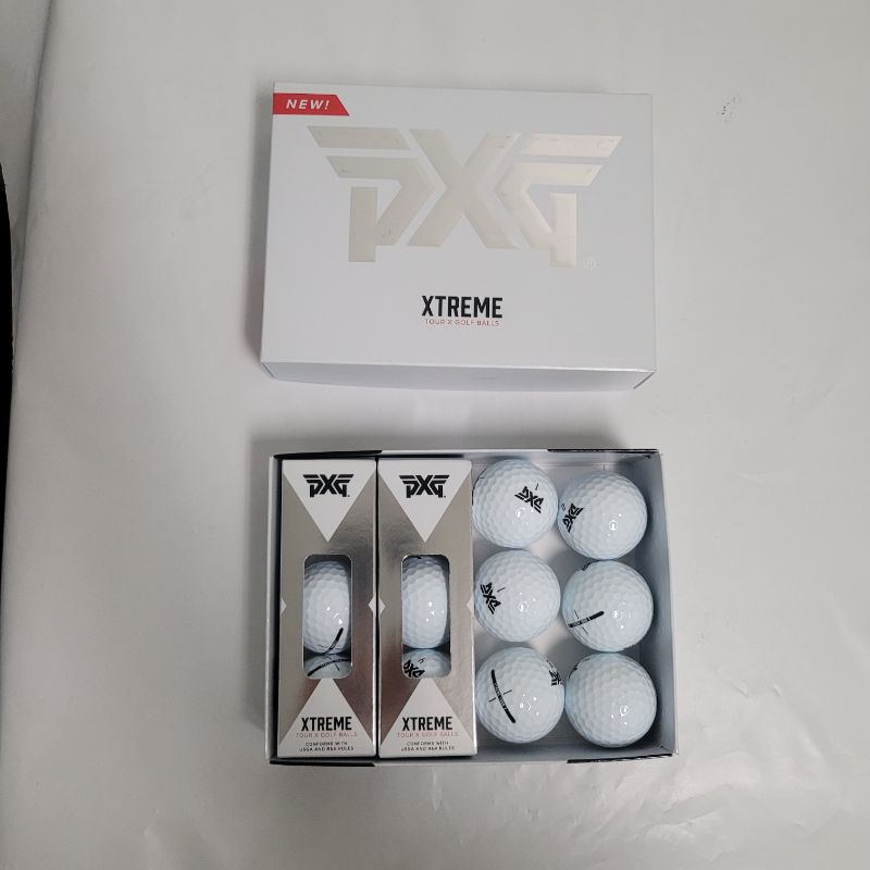 Photo 1 of ** Single  TEST ON PARTIAL SET ** The new PXG Xtreme Tour Golf Balls feature a thinner more durable urethane cover and an expanded core for the ultimate in-tour level quality and performance. This enhanced design delivers a firmer feel, more spin and high